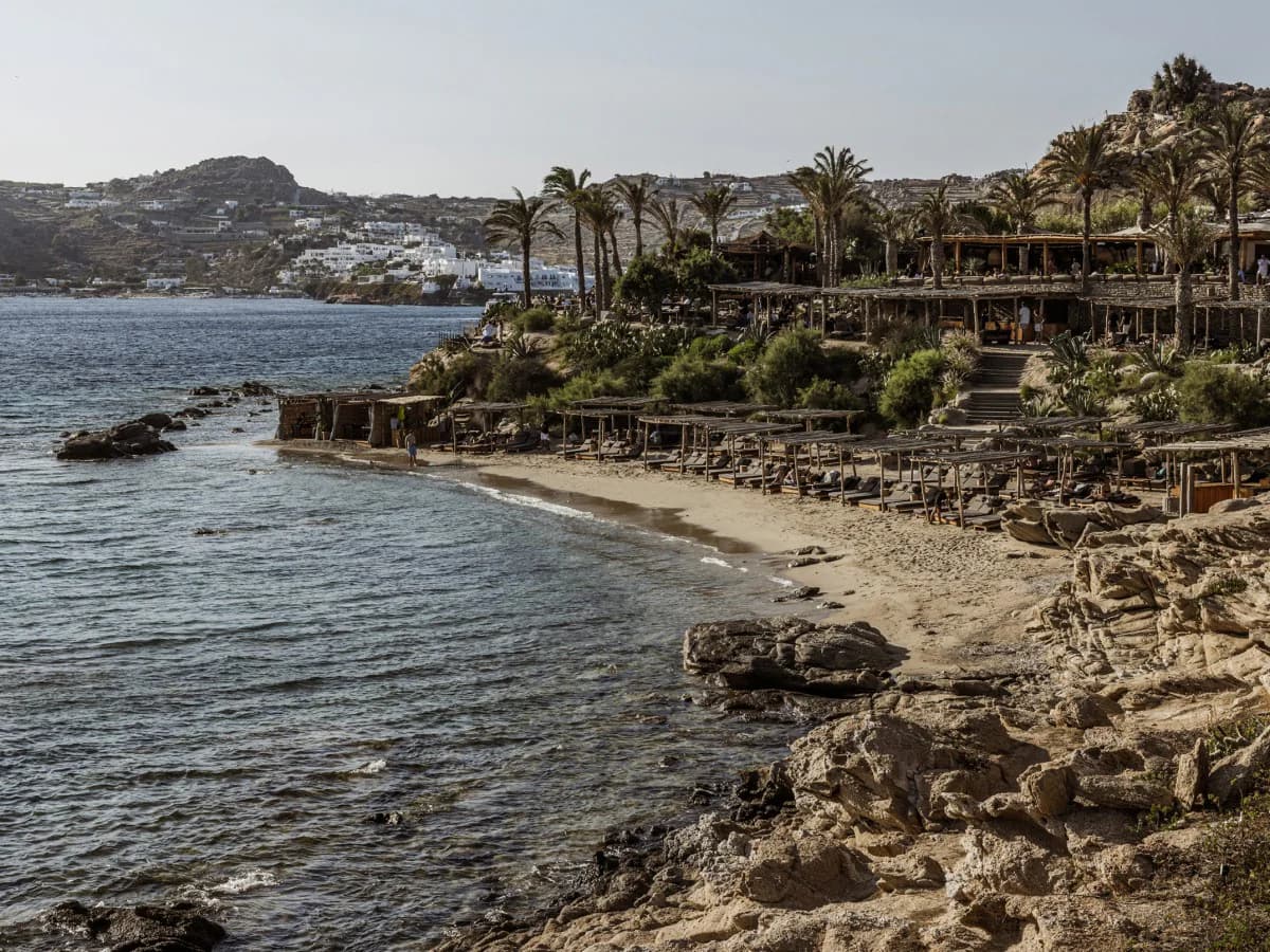 Aegean coastline near Mykonos
