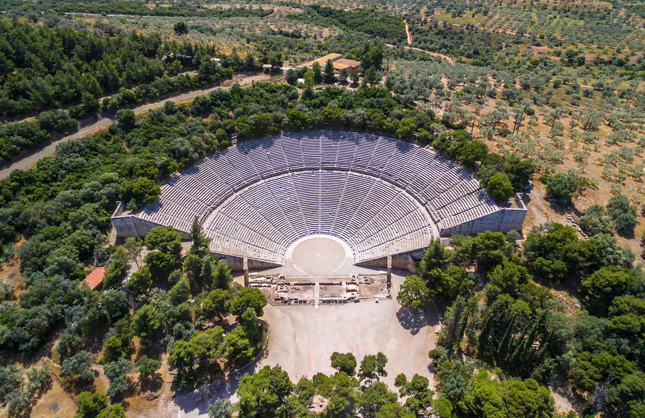 Epidaurus from the Air